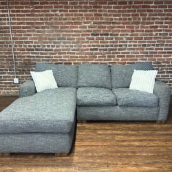 Free Delivery-Flexsteel gray sofa couch sectional retail 4769