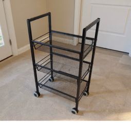 Metal rolling cart