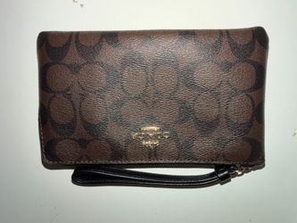 Coach Quarter Zip Wallet