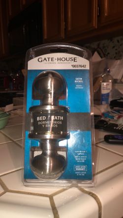 New Gate House satin Nickel Door Knob