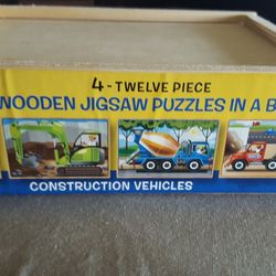 Melissa & Doug 4 Wooden Puzzles