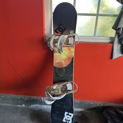 Burton Snowboard and travel bag