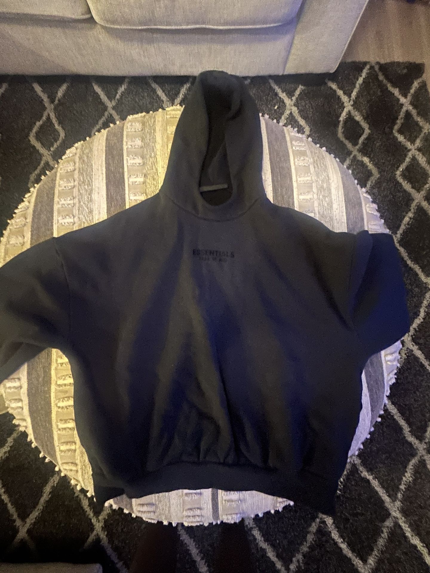 Black Essentials Hoodie In Good Condition