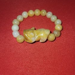 Yellow Jade Lucky Charm
