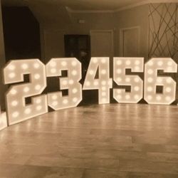 Marquee Wood Numbers For all OBO 10 Numbers