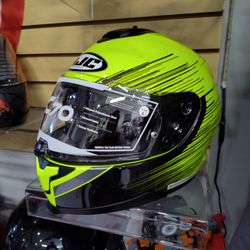 Brand New High Visibility Motorcycle Helmet Size Large Holiday Deal