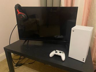 Xbox Series X, Tv, Headset, and Controllers!!