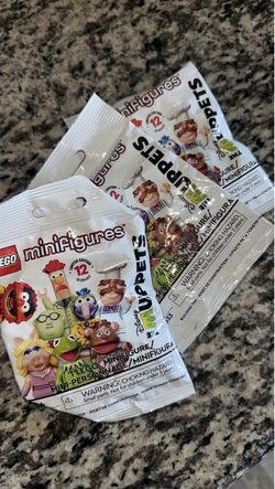 LEGO Minifigures The Muppets Blind Bags x3