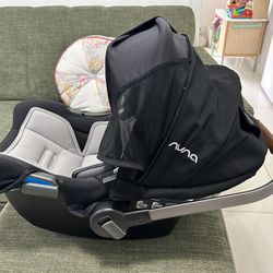 Nuna PIPA™ Infant Car Seat & Base, Caviar