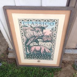 Classico framed picture D' Abruzzi