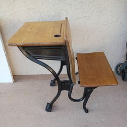 Antique Vintage Child's School Desk 