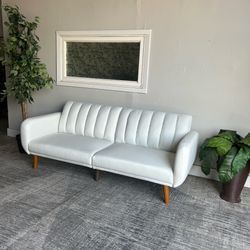 White Futon Couch - FREE DELIVERY