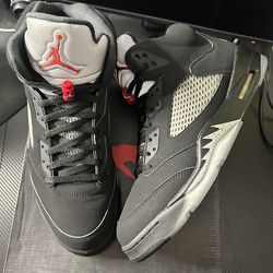 Jordan 5 Black Metallic Size 13 Used