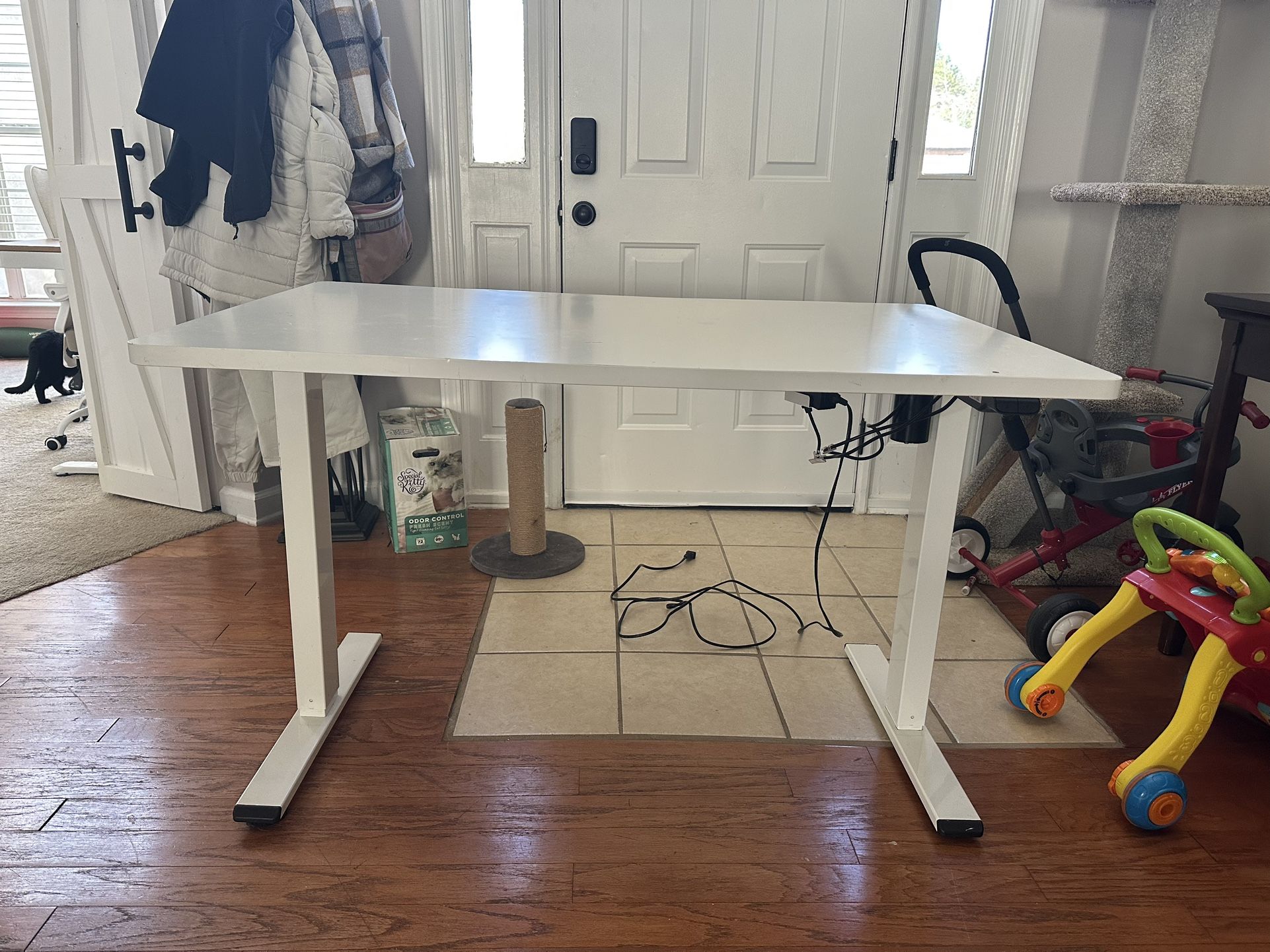 Sit To Stand Desk - White 30”x 48”