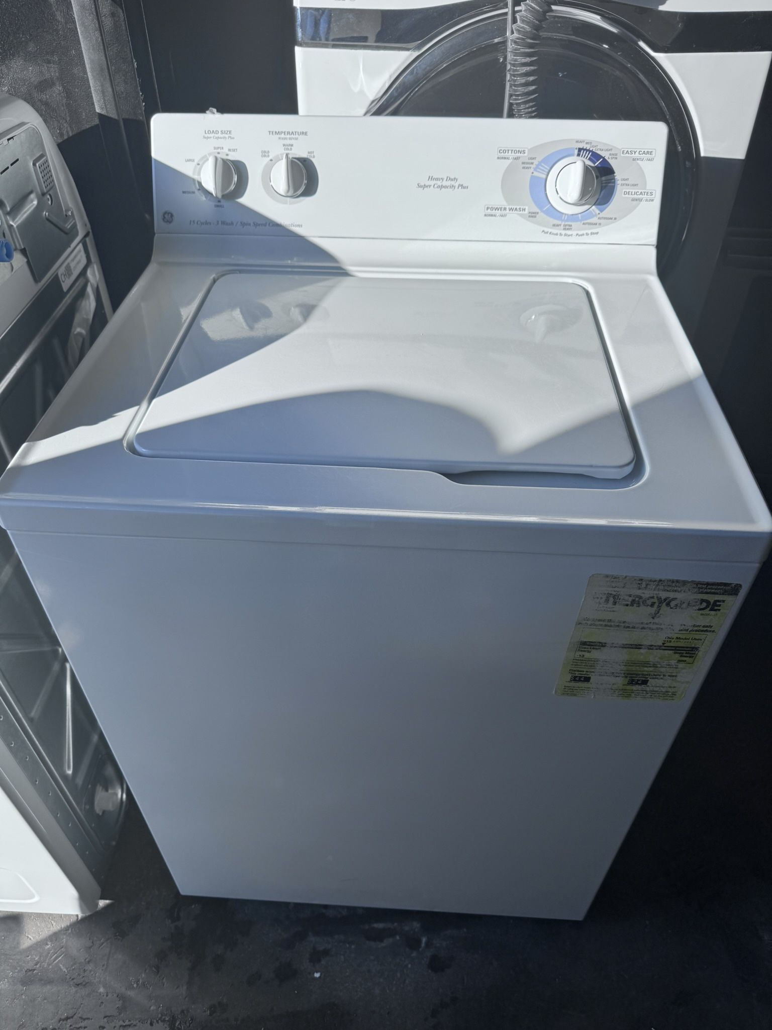 Ge Washer Large Capacity 