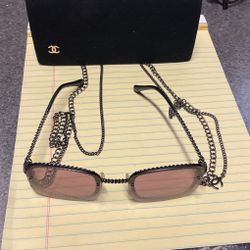 Chanel Sunglasses Model Number 4244 With Double Chains