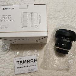 Tamron 10-24mm Lens For Nikon