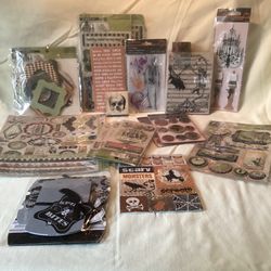 Halloween - 18 unopened packages of high quality Craft Supplies