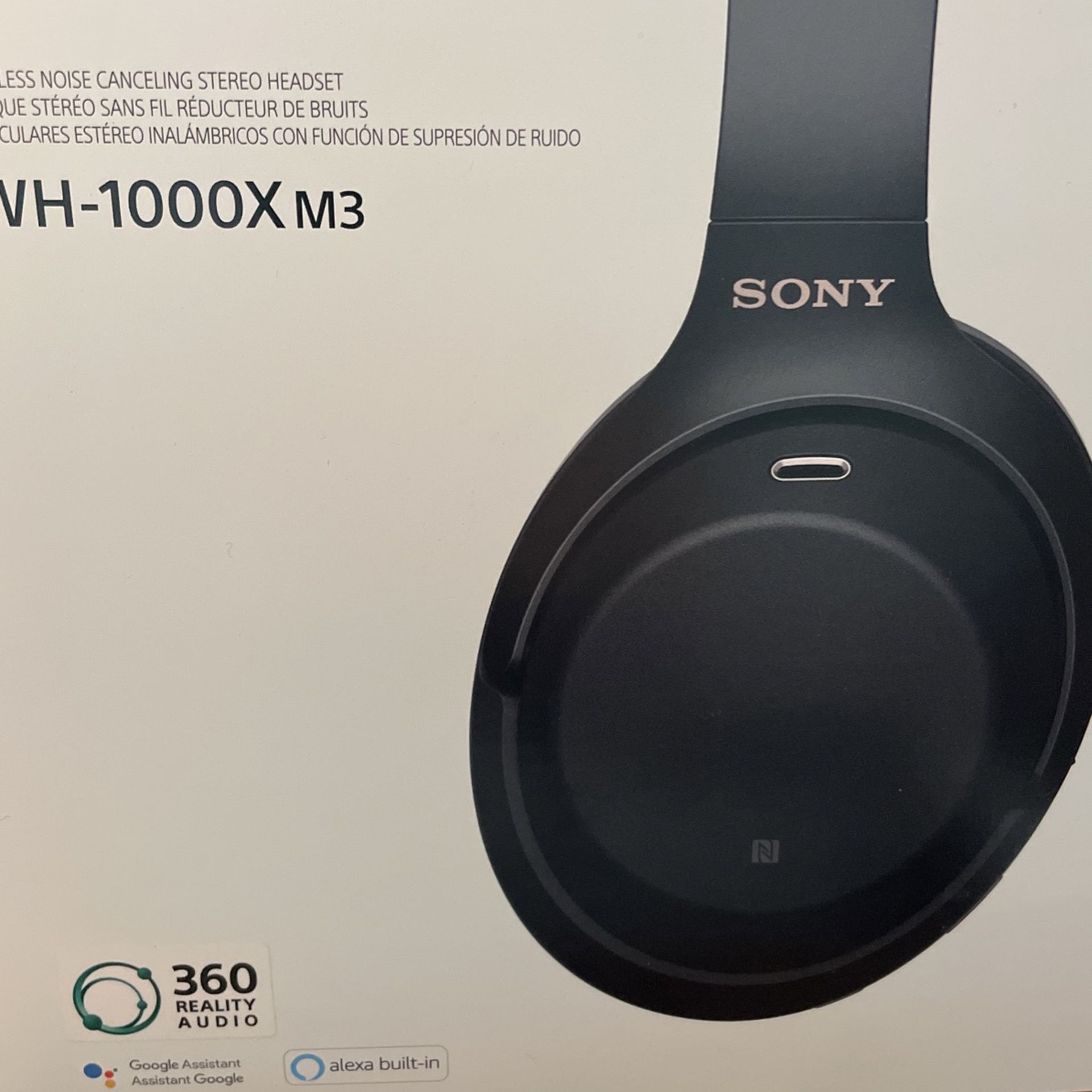 Sony WH-1000X M3 Noise Cancelling Headphones Bluetooth