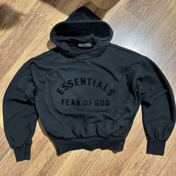Fear of God Essentials Hoodie 'Jet Black'