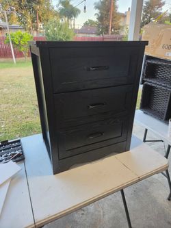 Black dresser