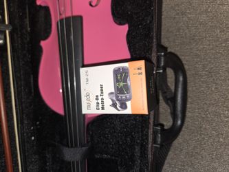 New 1/2 Size Kid Kids Acoustic Violin Fiddle with Case Bow Rosin Pink US