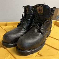 Justin Mens Leather Work Boots