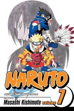 Naruto volume 7, 8, and 9