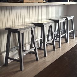 Bar Stools Set of 4 for Kitchen Counter
