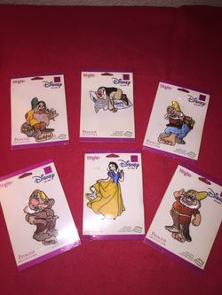 Disney Home Snow White New Patches Patch Set Dwarfs Princess Collection Iron Ons Doc Lot