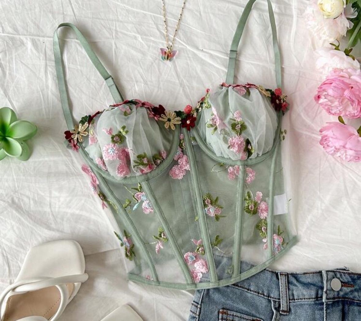 Floral Corset