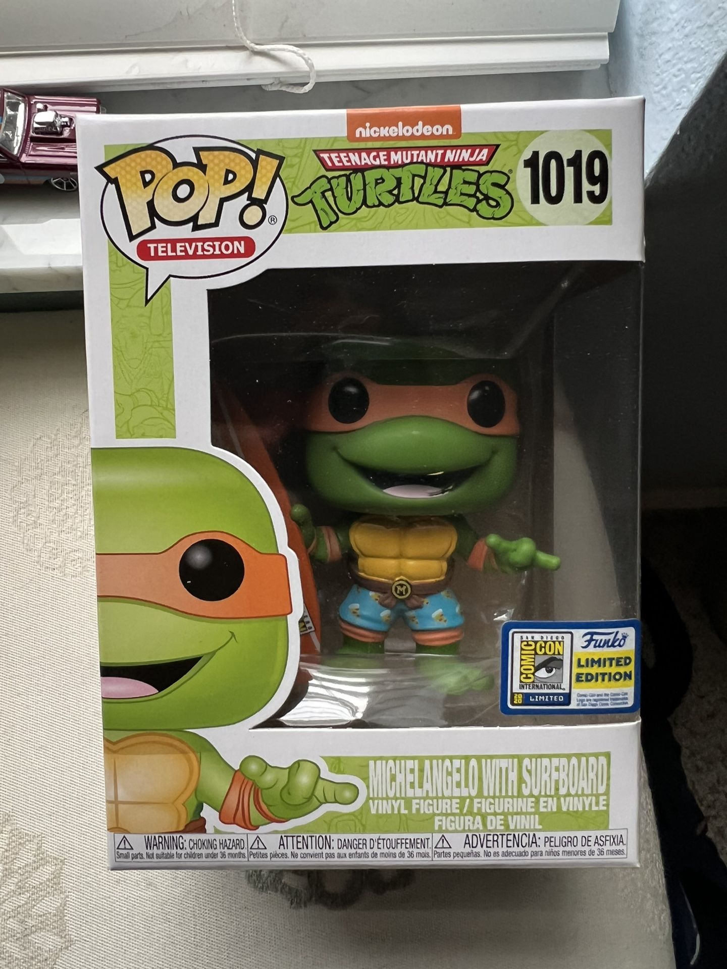 SDCC Michelangelo w/ Surfboard