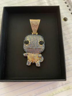 Silver gold filled Pokémon pendant