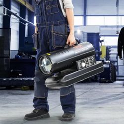 70000 BTU Kerosene Forced Air Heater Portable Torpedo Diesel Space Heater with Thermostat Energy-Efficient Heater