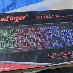 Wireless Gaming Keyboard And Mouse 