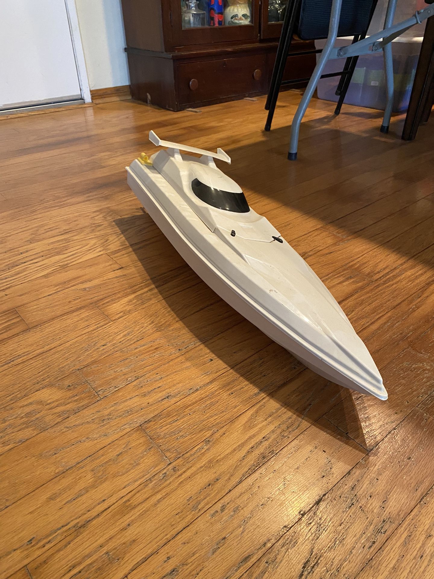 RC Boat With Fishing Attachment