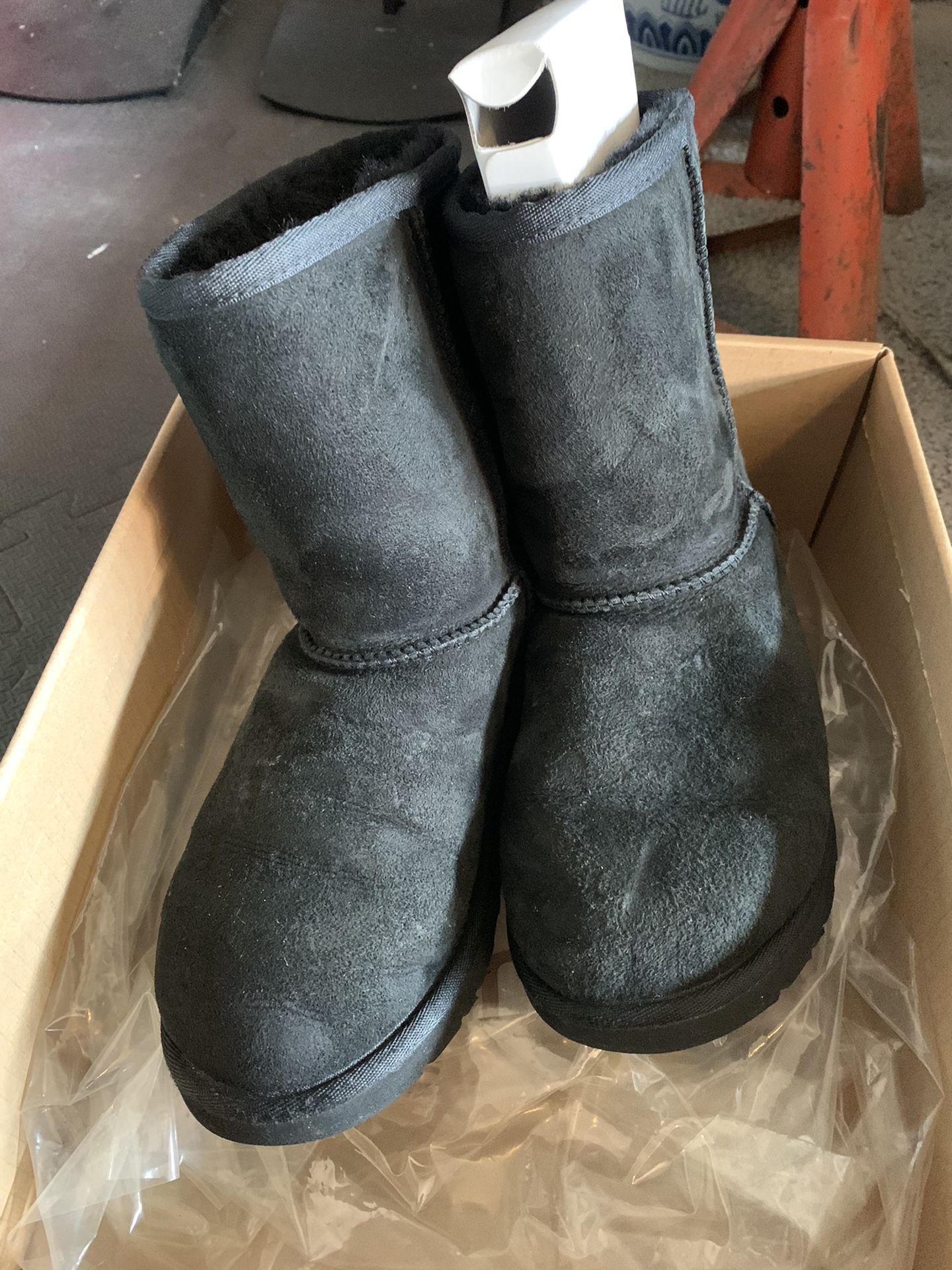 Ugg black boots girls size 3