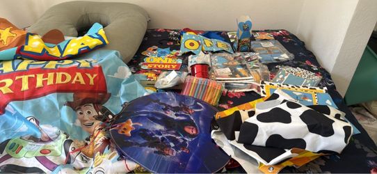 Toy Story 1st Birthday Party Supplies Bundle