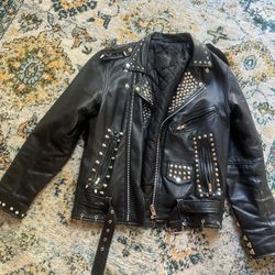 High Priest Vegan Leather Jacket (S) – $80