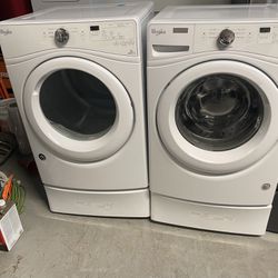 Whirlpool Front Loader Washer And Dryer Set 