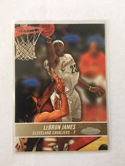 04/05 Hoops LeBron James 2nd Year Card