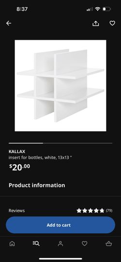 KALLAX Insert with 2 drawers, white, 13x13 - IKEA