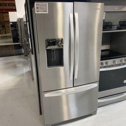 Whirlpool Stainless Steel 36” Wide French Door Refrigerator - 27 Cu. Ft.