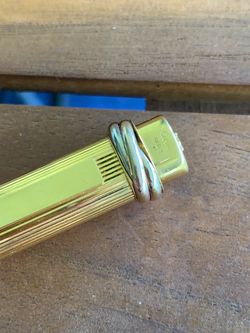 Vintage Must de Cartier Trinity Gold Plated Ballpoint Pen
