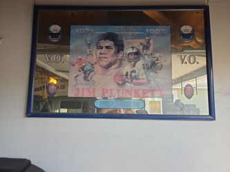 Jim Plunkett Framed Mirror Collectible 1971–1987