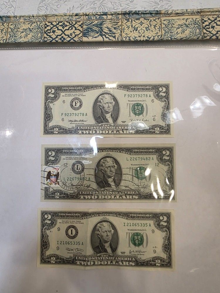 $2 ticket in perfect condition