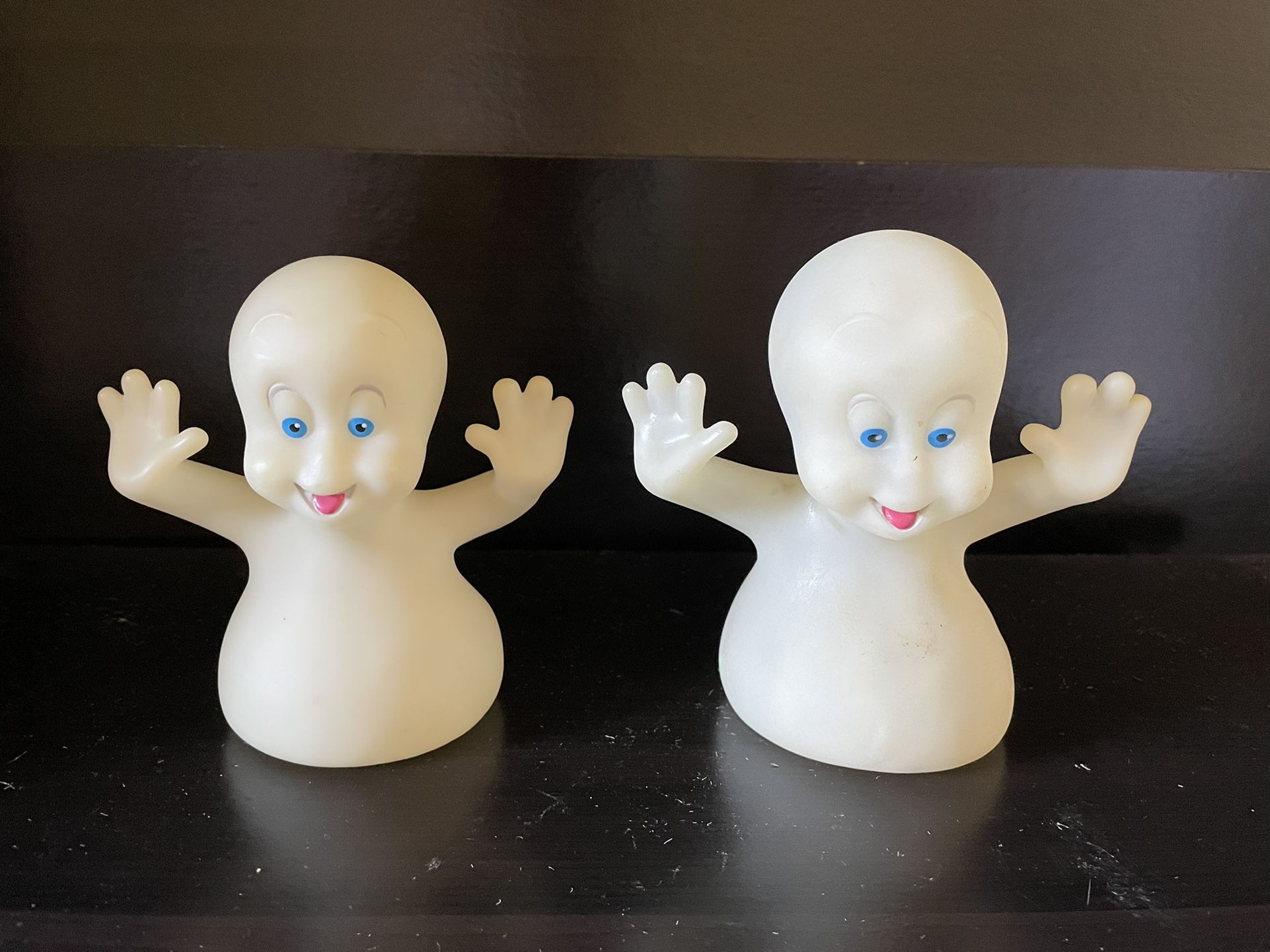 Vintage Casper The Friendly Ghost Figures X2