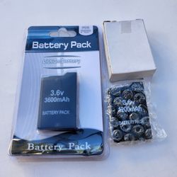 Psp Rechargeable Batterys For Psp 1000/2000/3000 New Avaialable Today 
