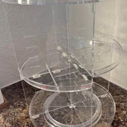Rotating make up organizer