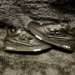 LV Skate Sneaker 'Black' Size 12/45